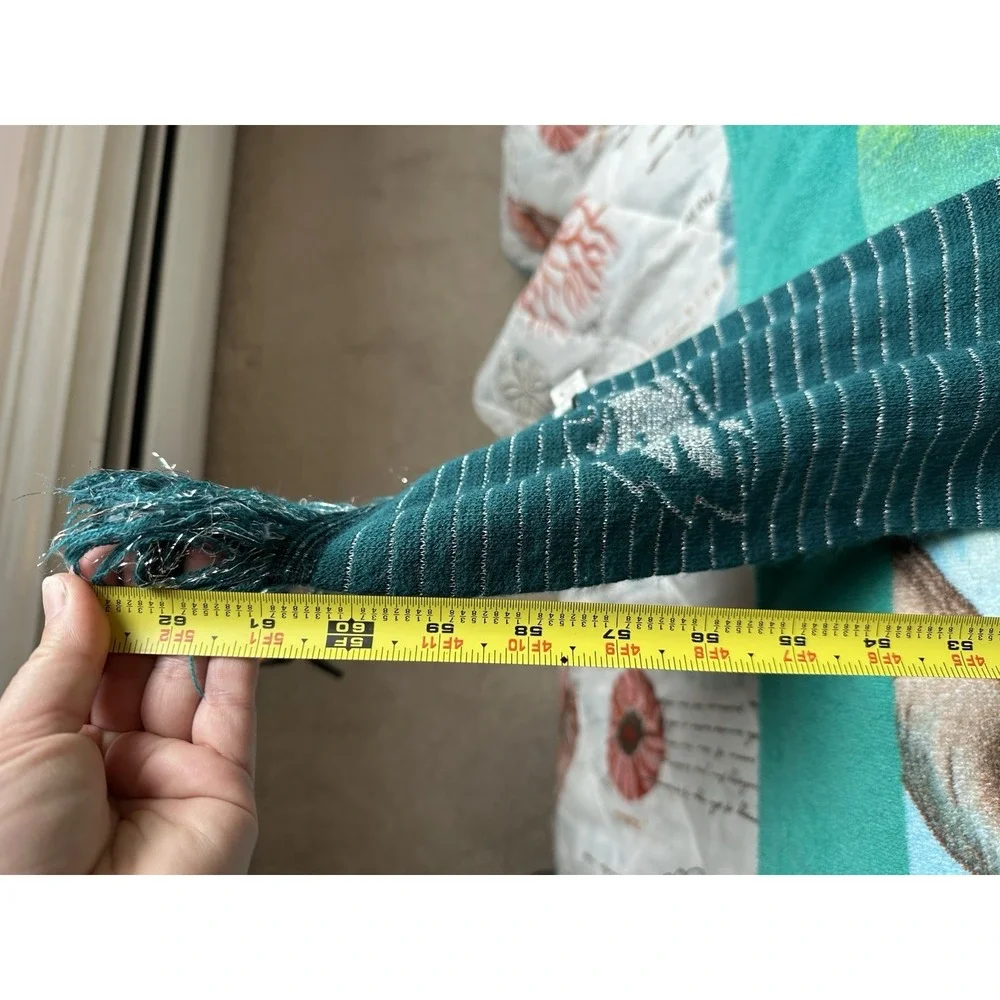 Philadelphia Eagles Scarf Teal/Gray - Forever Collectibles About 62 Inches Long